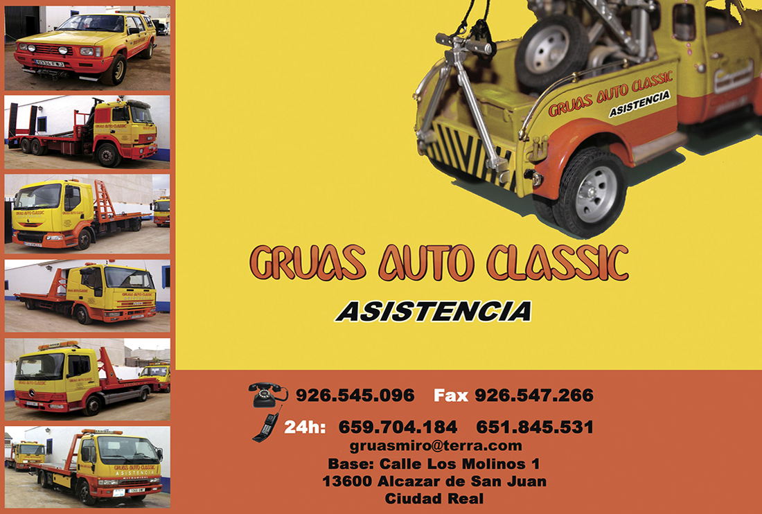 Gruas Auto classic - Grupo Miro Asistencia y Eventos